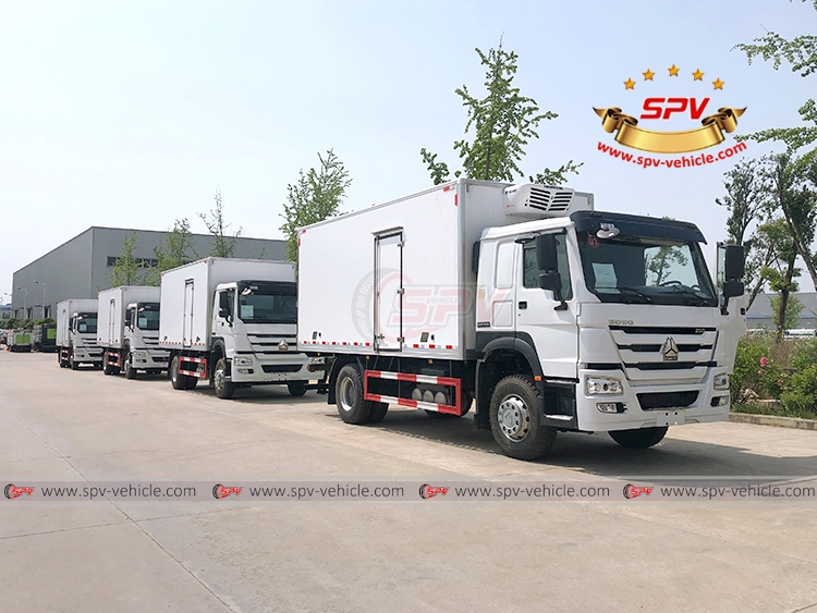 SINOTRUK Isothermal Van Truck and Refrigerator Truck -1